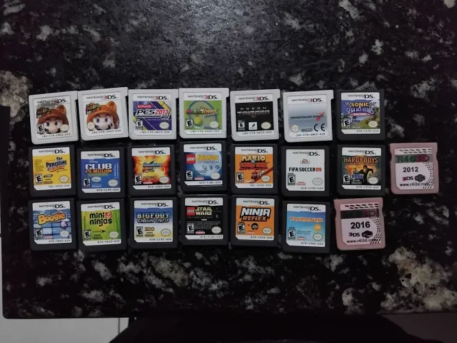 Jogos de Nintendo DS e 3DS