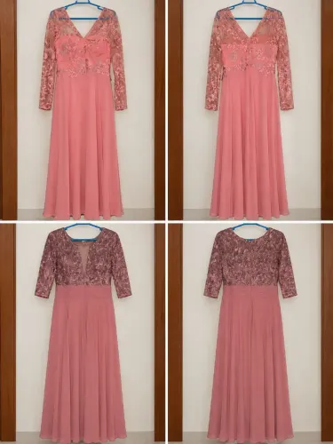 Vestido Longo Rosa Elegante - Ideal para Festas e Eventos