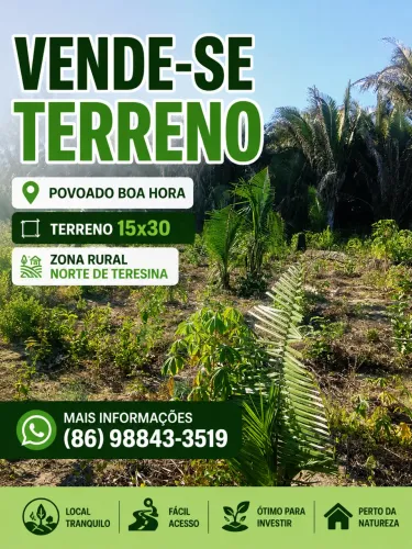 Vende-se terreno loteamento Boa Hora