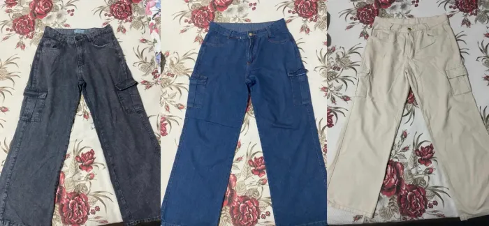 Kit com 3 Calças Jeans Femininas Tam. 42