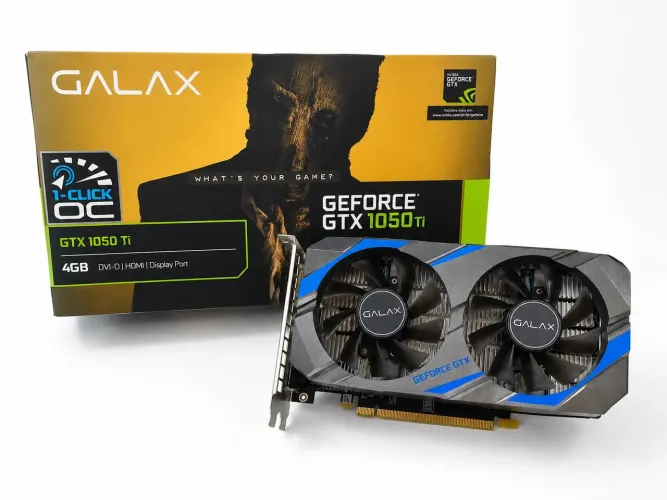 GTX 1050 Ti 4GB Galax Excelente Estado + Caixa Original