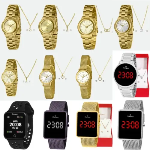 Relógio feminino. Valor varia entre 160,00 a 230,00 reais. Originais. A prova de água.