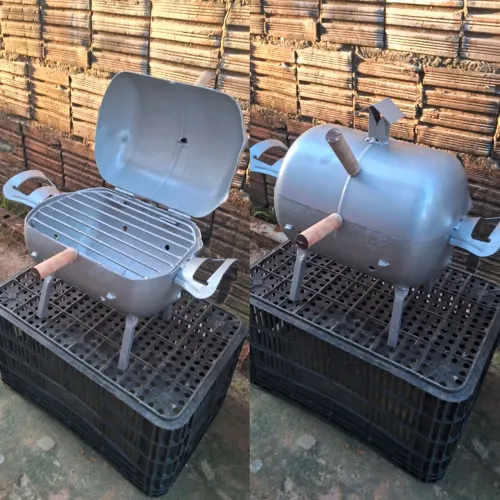 Churrasqueira no bafo em aço 1