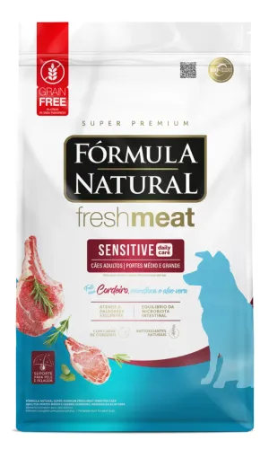 Fórmula Natural Fresh Meat Sensitive Cães Adultos Médio Porte 1Kg