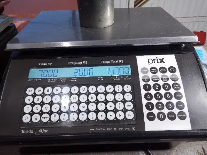 Balança Toledo Prix 4 uno 15 kg HI-FI em ótimo estado