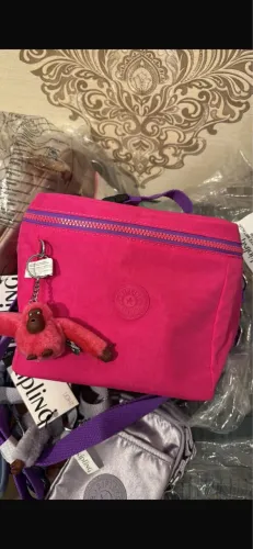 Lancheira Kipling pink Nova