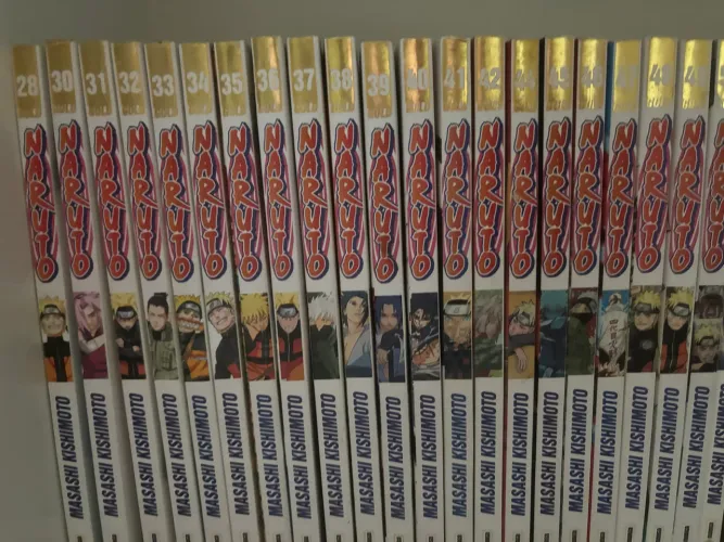 Complete sua coleção Naruto gold