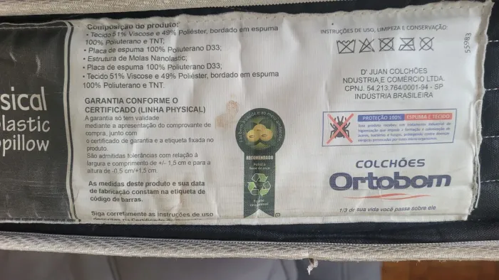 Colchão solteirão