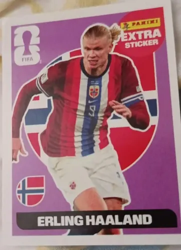 figurinha Erling Haaland Lilás 