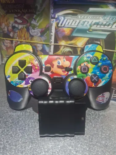 CONTROLE SEM FIO PS2 USADO 