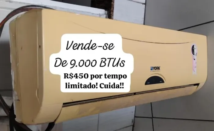 AR 9000 BTUS-conformes com as fotos-Funcionando-Normal