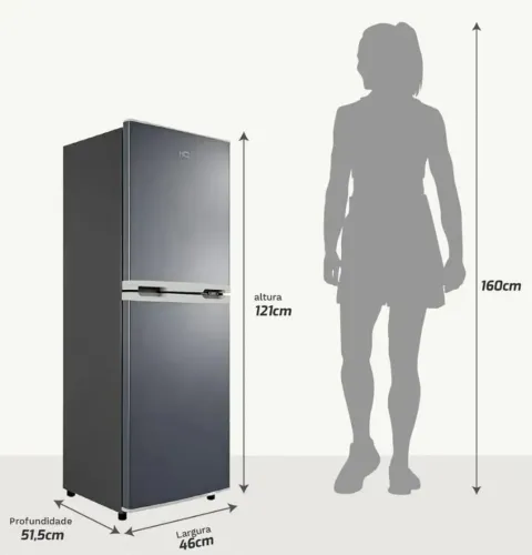 Geladeira refrigerador compacto HQ