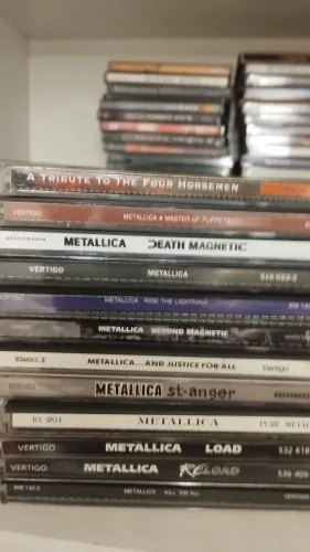 CDs Metallica Originais + Raros Anos 80/90/2000 + Iron Maiden Live At Domingon****