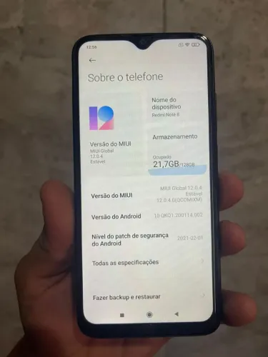 Redimi note 8 128gb preto