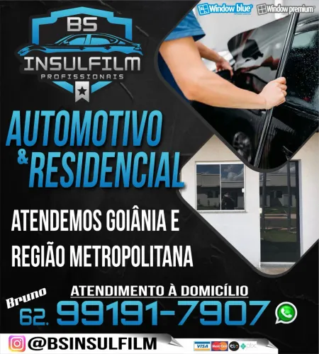 Insulfilm automotivo e insulfilm residencial 