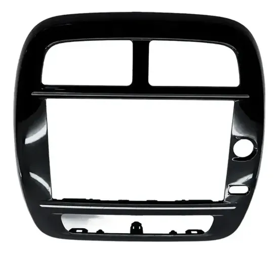 Moldura Radio Central Painel Radio Kwid 2017-2024 Original Preto