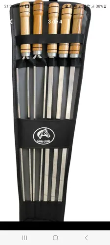 Kit Espetos Alumínio Pronta Entrega 