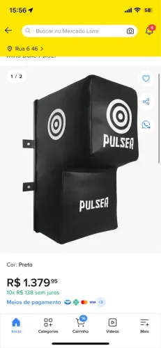 Saco de parede pulser 