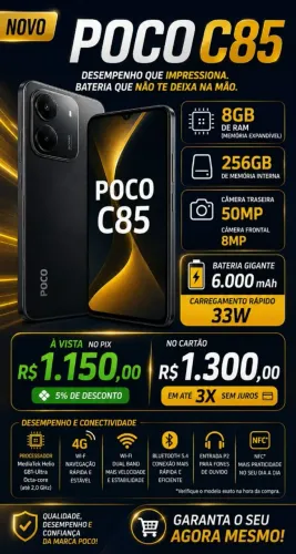 Celular POCO C85