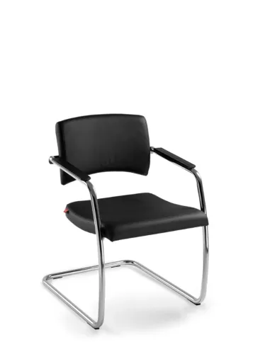 Cadeira secretária fixa Cavaletti SLIM de aproximação (modelo 18007 S)