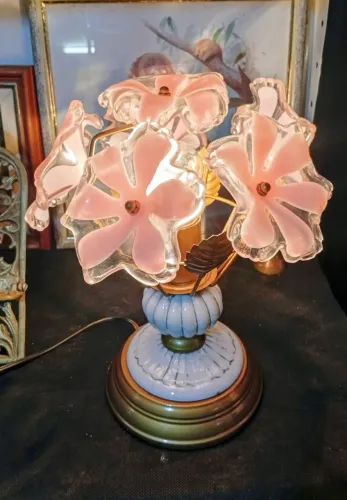 Abajur Florido Vintage