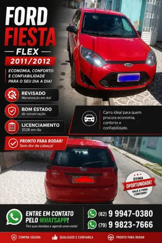 Ford Fiesta 1.0 8V Flex/class 1.0 8V Flex 5P 2012