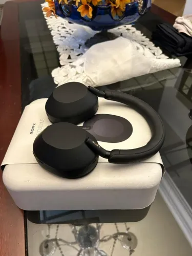 Sony Fones de ouvido WH-1000XM5 com cancelamento de ruído, otimizador automático