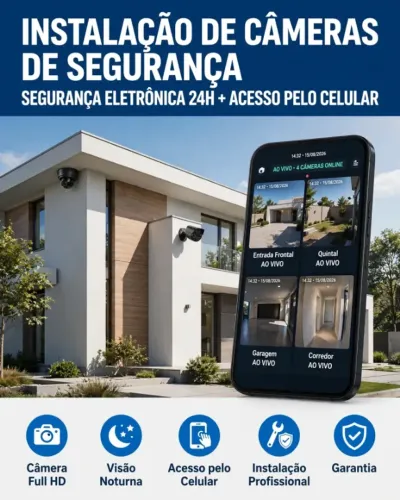 Instalação de Câmeras de Segurança