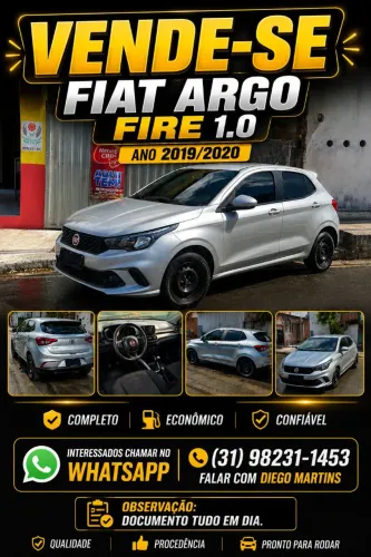 Fiat Argo Drive 1.0 6V Flex 2020