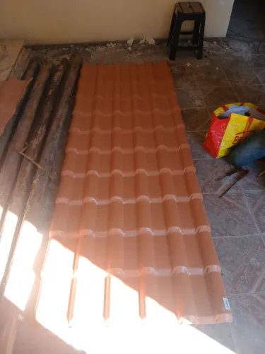 Telha Plana PVC 2.41x0.88m<br>R$ 64,90<br>Mercado Livre<br>Grátis