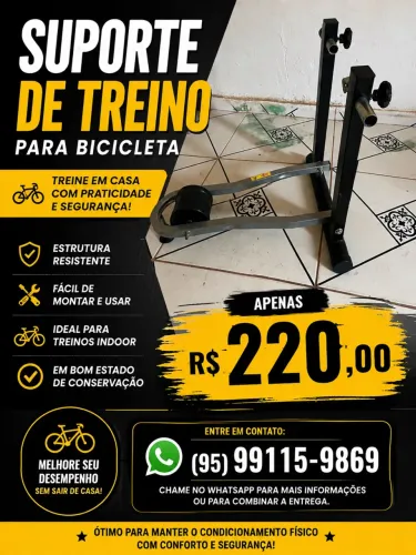 Suporte de treino para bicicleta