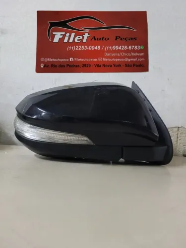 Retrovisor direito Hilux Retrátil  2016 a 2024