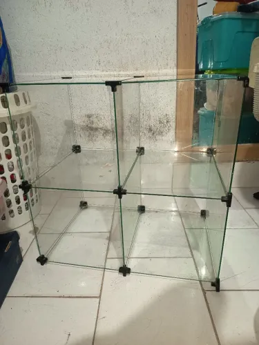 Estante Organizadora de Vidro - modulada - usada ÓTIMO ESTADO