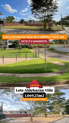 Lote EXCLUSIVO no Aldebaran Ville