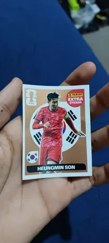 FIGURINHA COPA DO MUNDO EXTRA STICKER HEUNGMIN SON BRONZE