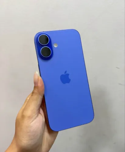 iPhone 16 azul 128 Gb 6 meses garantia