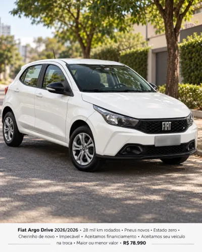 Fiat Argo Drive 1.0 6V Flex 2026