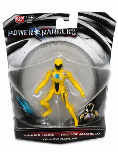 Figura Power Rangers Amarela Trini Kwa, 12 Cm, Bandai Sunny , Movie <br>YELLOW RANGER