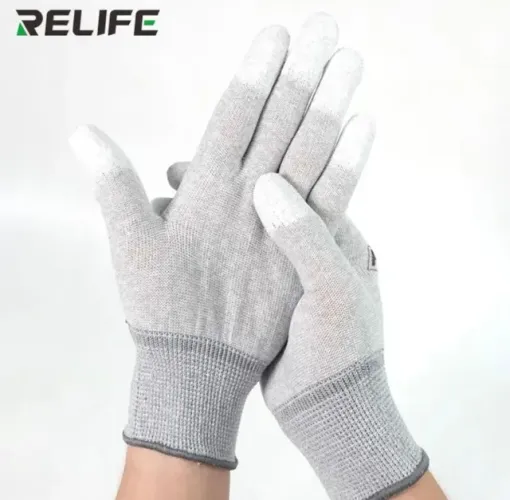 Luva Antiestática Esd Relife RL-063 Cinza (99995.9905 zap)
