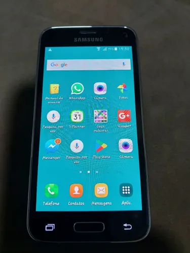 Samsung Galaxy S5 Mini Duos - Azul<br>? R$ 200,00