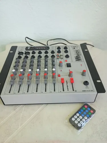 NOVA Mesa De Som Winvox 06 Canais 110/220/12v com controle remoto