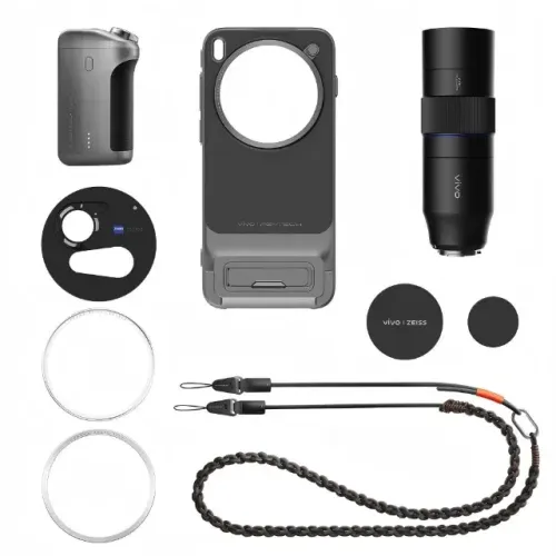  KIT FULL Fotográfico Vivo X300 Pro - Lente Telefoto Zeiss 2.35X, Capa e Disparador