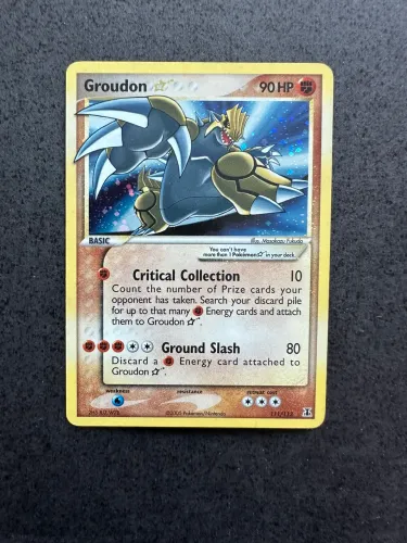 Carta Pokémon Groudon Star-
