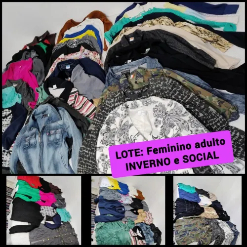 LOTE roupas INVERNO e SOCIAL feminino adulto