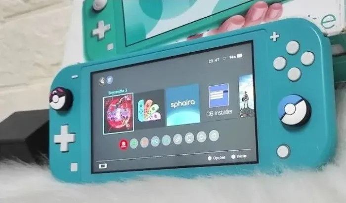 nintendo switch lite 128gb desbloqueado novo