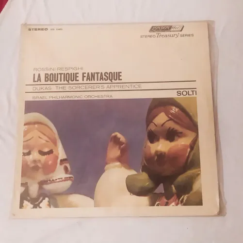 Disco Vinil Rossini - Respighi - La Boutique Fantasque - Israel Philharmonic Orchestra.