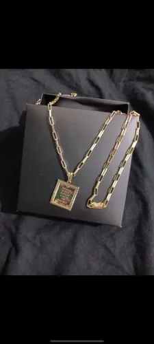 KIT CORRENTE E PULSEIRA BANHADO A OURO 18K