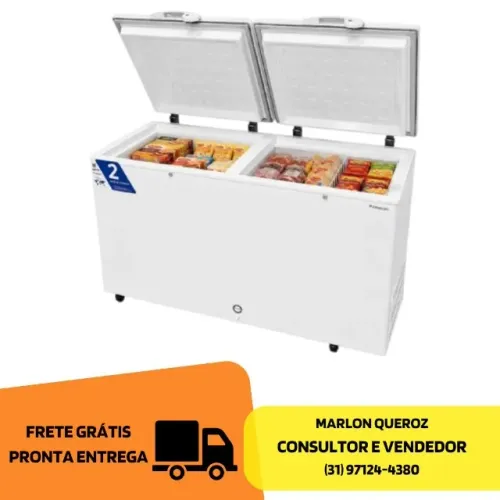 Congelador Horizontal Tampa Cega 503L 220V Fricon