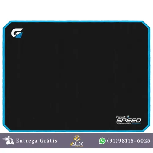 Mouse Pad Gamer Speed 350x440mm Azul Mpg102 Fortrek *ENTREGA GRÁTIS*