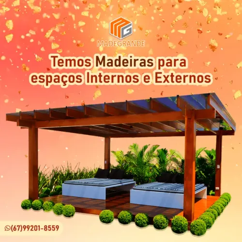 Madeiras para Pergolado